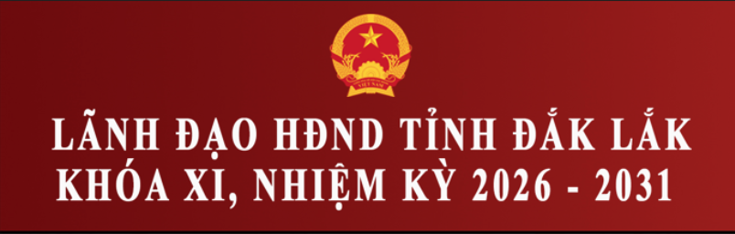 Infographic: Lãnh đạo HĐND tỉnh Đắk Lắk khóa XI, nhiệm kỳ 2026 - 2031
